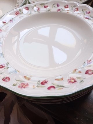 San Claudio Vajilla 12 Platos Porcelana