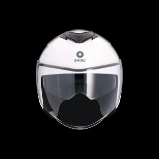 CASCO MOTO JET CON GAFA SOLAR. NUEVO. HOMOLOGADO