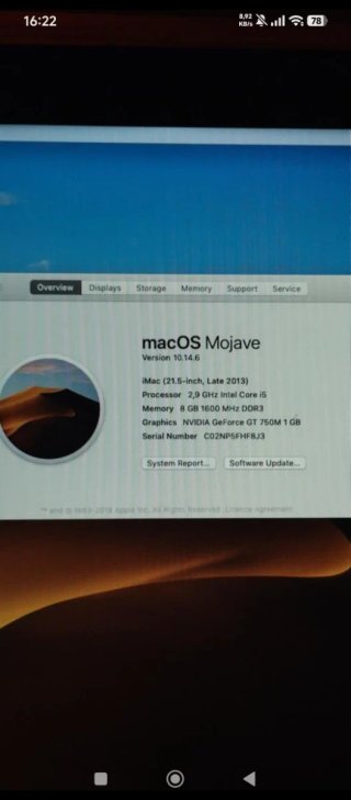 iMac Late 2013 Plata