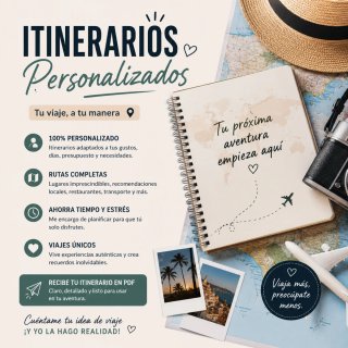 Itinerario de viaje personalizado