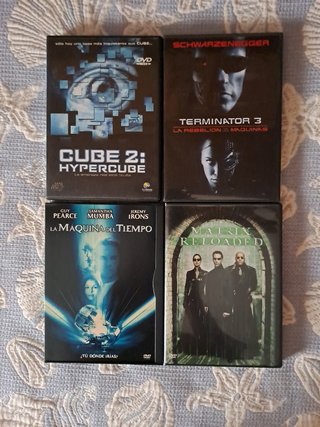 Lote 4 Películas DVD: Sci-Fi y Acción