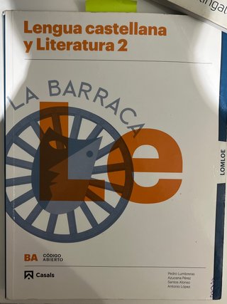 Lengua castellana y literatura 2, Le Bachillerato