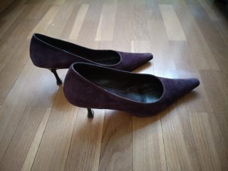 Zapatos Purificación Garcia Morados Talla 38