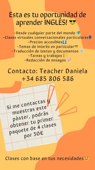 Clases de ingles personalizadas