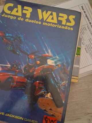 Manual Car Wars Juego de rol + añadidos