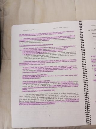 Apuntes Historia de España 2°Bach