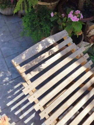 Tumbonas de madera de acacia (2 unidades)