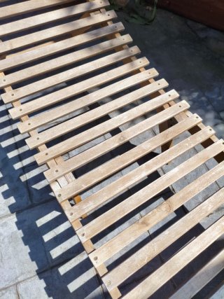 Tumbonas de madera de acacia (2 unidades)