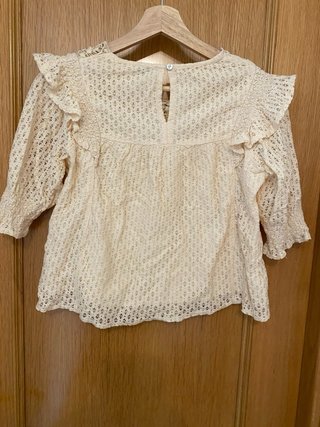 Blusa Pimkie encaje volantes talla S