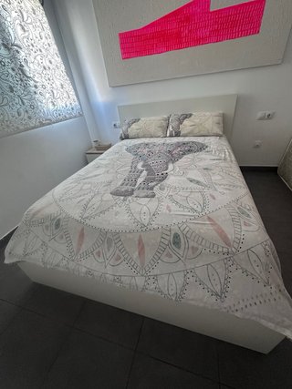 Cama Ikea Malm 140x200 Blanca