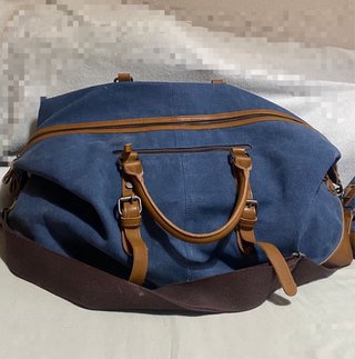 2 Bolsas de viaje MR Wonderfull azul y marrón