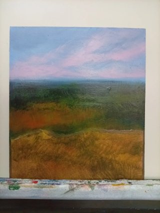 Pintura Paisaje técnica mixta
