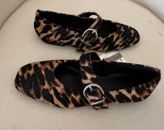 Bailarinas 39 nuevas diseño animal print piel