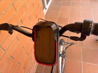 Bicicleta Plegable 20 Negra/Naranja