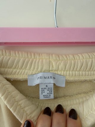 Pantalones anchos beige Primark
