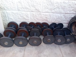 Mancuernas de gimnasio panatta desde 2kg asta 38kg