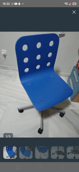 Silla de escritorio Ikea azul