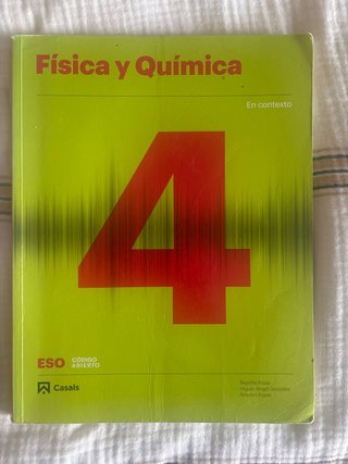 Física y química, 4 ESO
