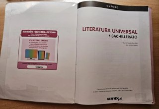 Literatura Universal 1º Bachillerato. Libro del...