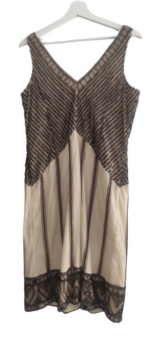 Vestido de fiesta con pedrería