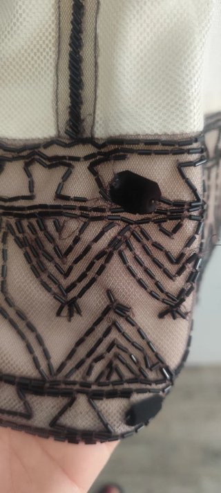 Vestido de fiesta con pedrería