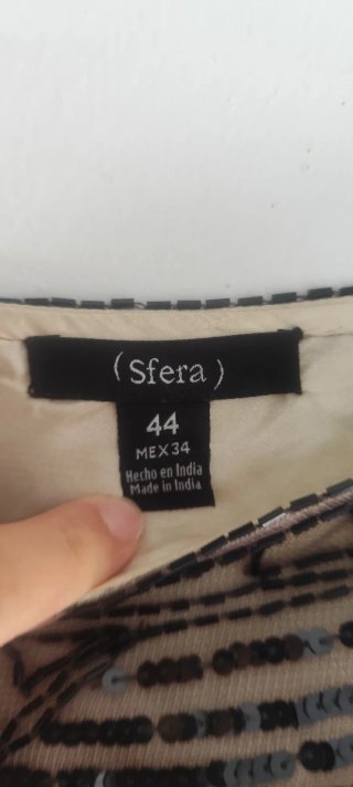 Vestido de fiesta con pedrería