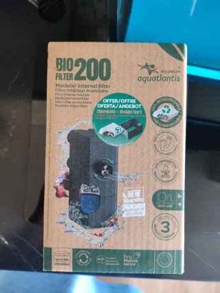 Acuario 15 L azul y transparente