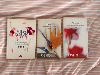 Pack 3 Libros Osho - Vida Amor Risa Libertad Alegr