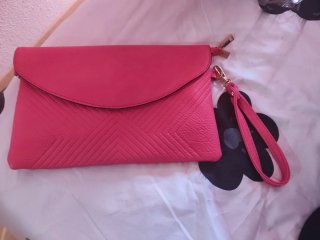 Bolso de vestir fucsia
