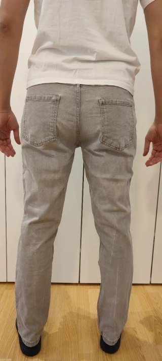 Pantalones vaqueros elásticos grises T44
