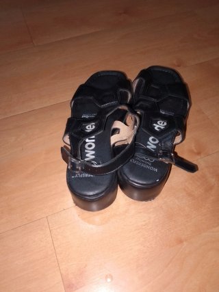Sandalias negras mujer talla 38