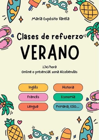 Clases refuerzo verano