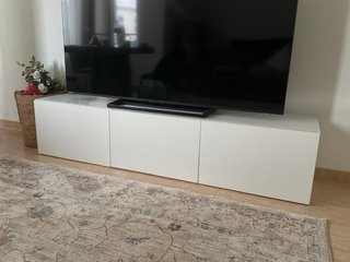 Mueble de Almacenaje Blanco y Madera