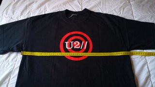 Camiseta U2 European Tour 2005 Negra