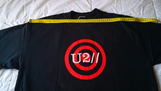 Camiseta U2 European Tour 2005 Negra