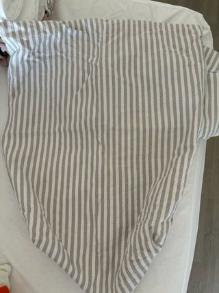 Saco y funda universal Nait Nait rayadas gris/blan