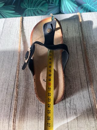 Sandalias cuña negras talla 37