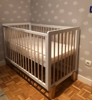 Cuna y divan Kinderkraft Madera
