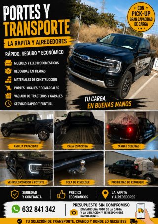 PORTES, MUDANZAS PEQUEÑAS Y TRANSPORTE
