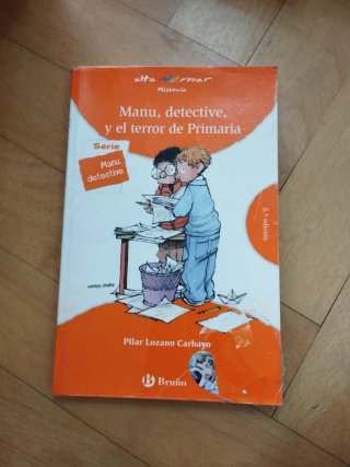 Libro Manu, detective y el terror de primaria