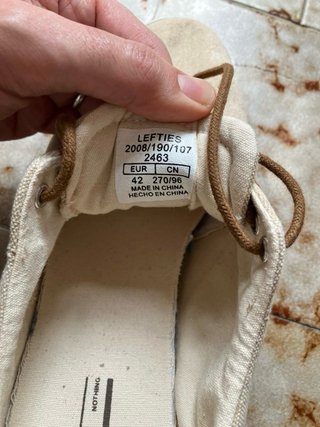Zapatillas Lefties Beige