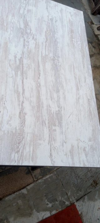 Mesa alta hierro y madera