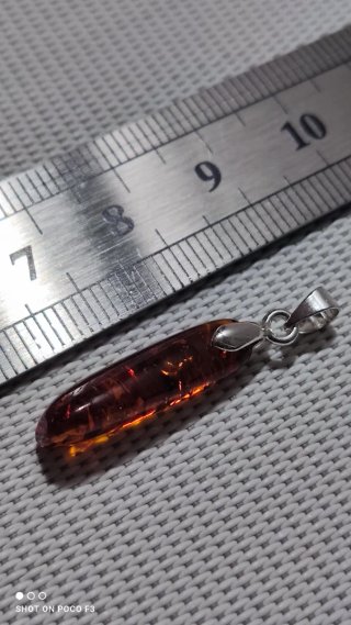 Colgante Plata 925 con Ámbar Báltico.