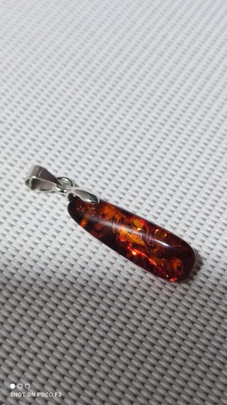 Colgante Plata 925 con Ámbar Báltico.