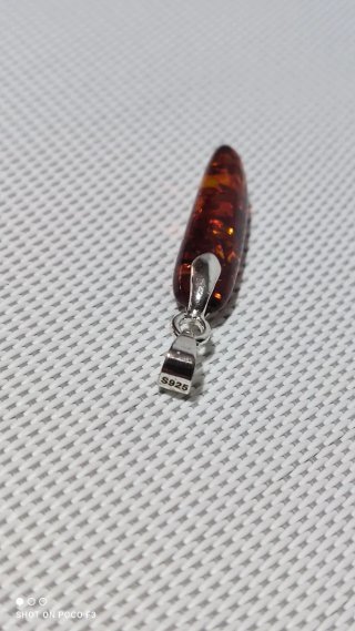Colgante Plata 925 con Ámbar Báltico.