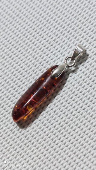 Colgante Plata 925 con Ámbar Báltico.