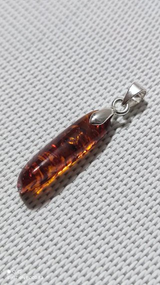 Colgante Plata 925 con Ámbar Báltico.