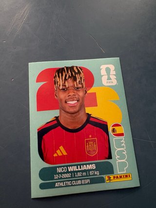 Panini Nico Williams España 2023