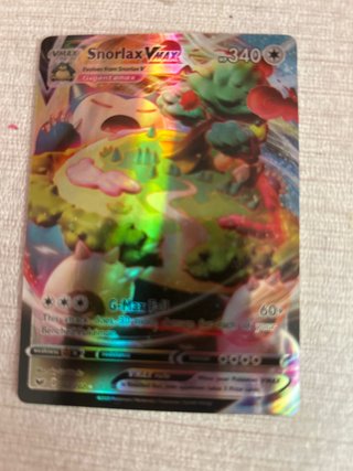 Snorlax VMAX Gigantamax Carta Pokémon