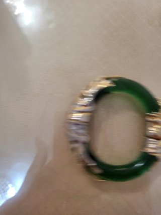 Pulsera Mujer Jade y Oro
